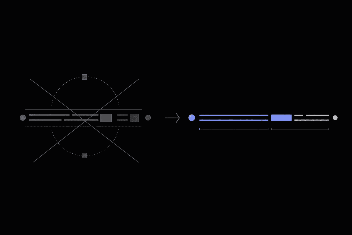Dark abstract illustration for Active Voice vs Passive Voice: Rules & Examples