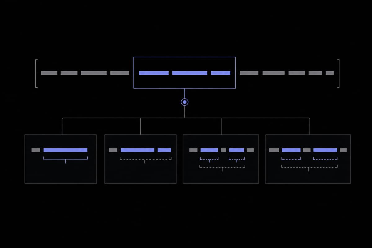 Grammar diagram illustrating predicate types — simple, complete, and compound — in abstract sentence architecture